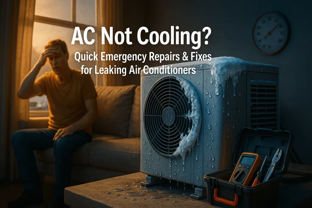 AC Not Cooling? Quick Emergency Repairs & Fixes for Leaking Air Conditioners